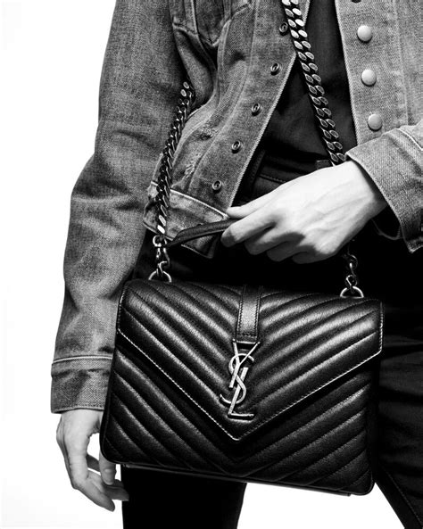 ysl taache mit kette|Y TOTE IN LEATHER .